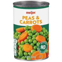 Meijer Canned Sweet Peas and Carrots