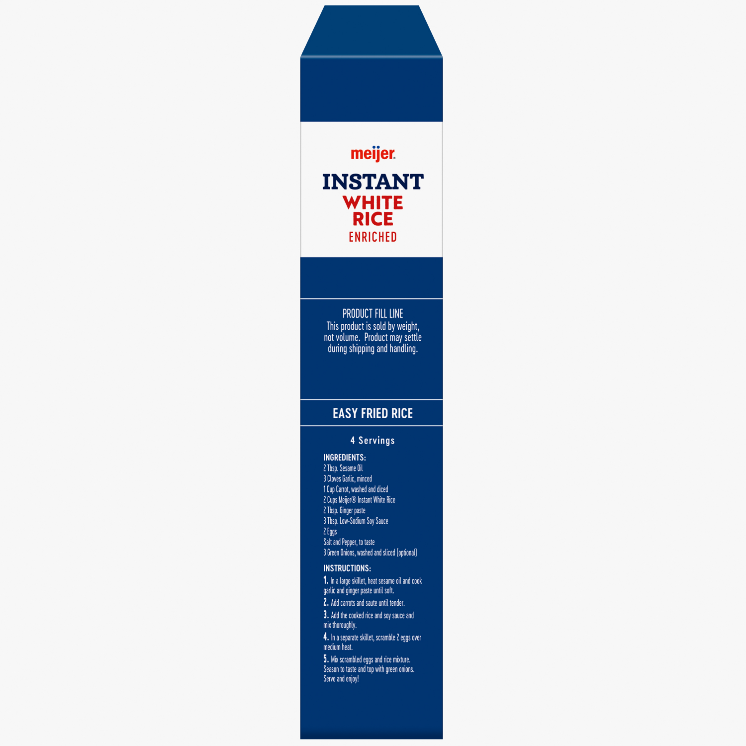 slide 2 of 5, Meijer Instant White Rice, 28 oz
