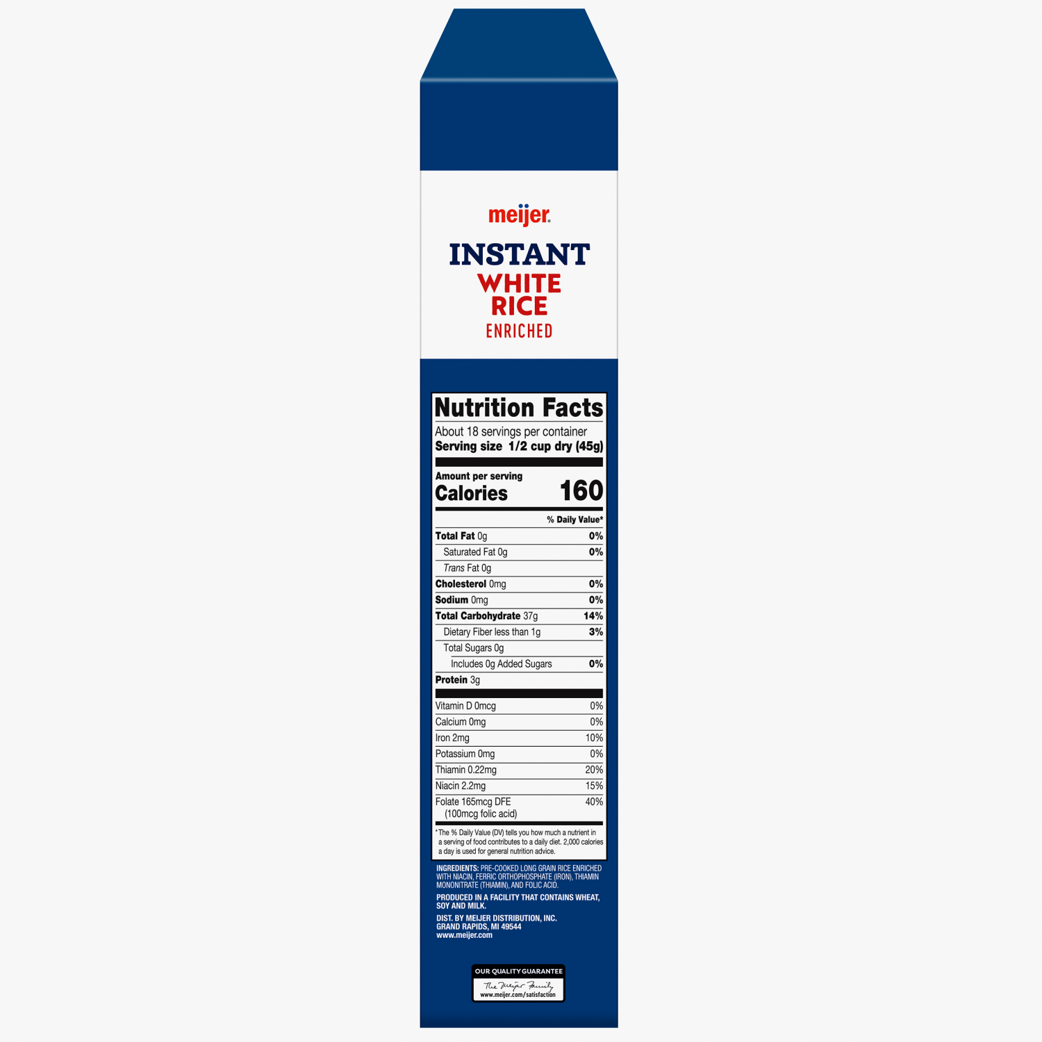 slide 3 of 5, Meijer Instant White Rice, 28 oz