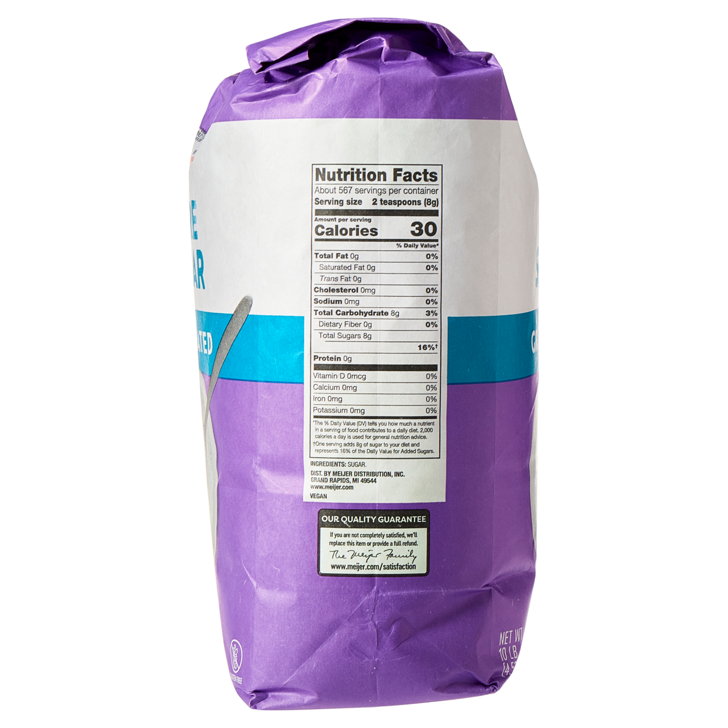 slide 2 of 2, Meijer Granulated Sugar - 10 lb, 10 lb