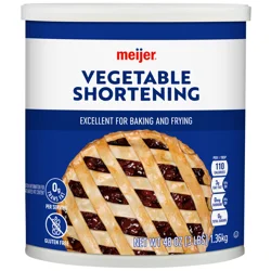 Meijer All Vegetable Shortening