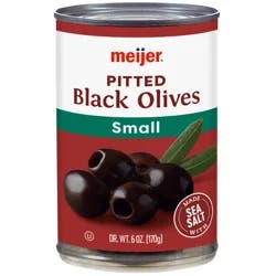 Meijer Small Black Pitted Ripe Olives