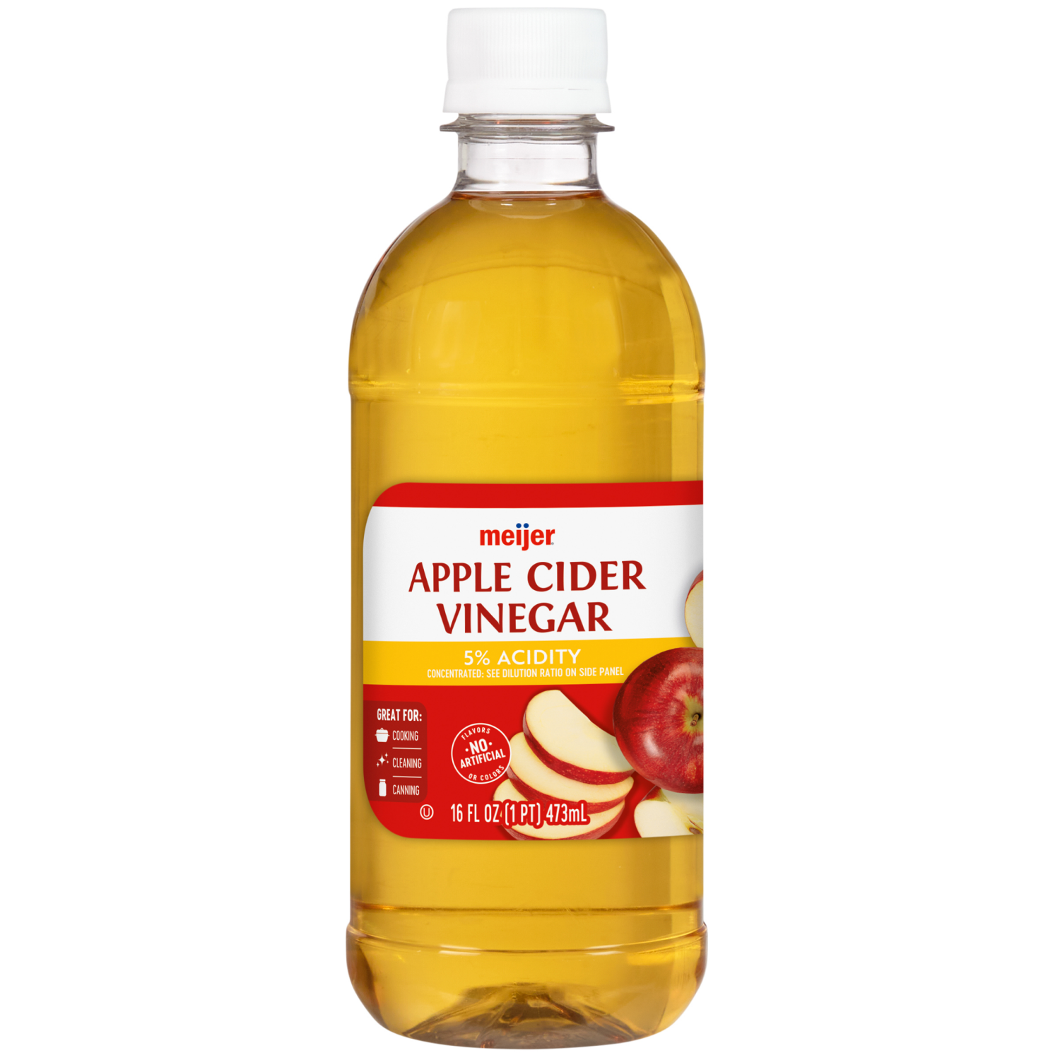 slide 1 of 2, Meijer Apple Cider Vinegar, 16 oz