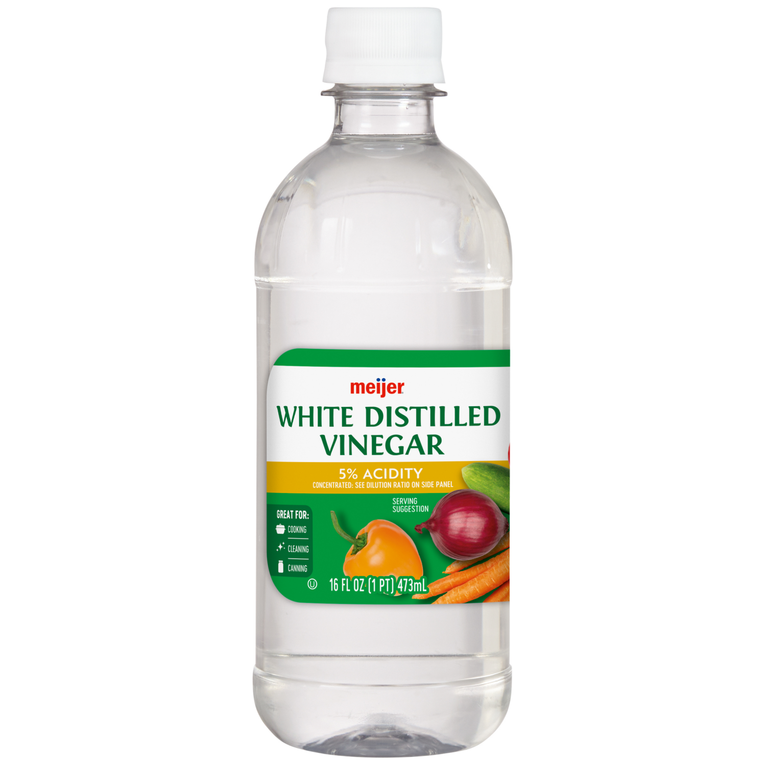 slide 1 of 2, Meijer Distilled White Vinegar, 16 oz