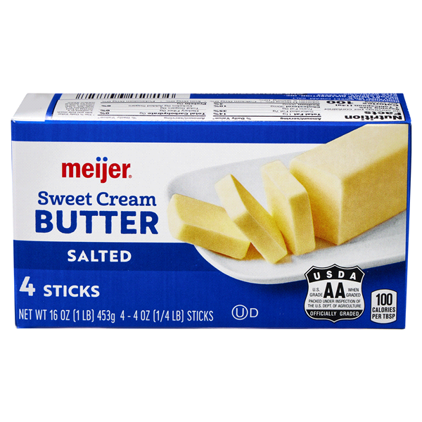 slide 20 of 29, Meijer Salted Butter Sticks, 4 ct