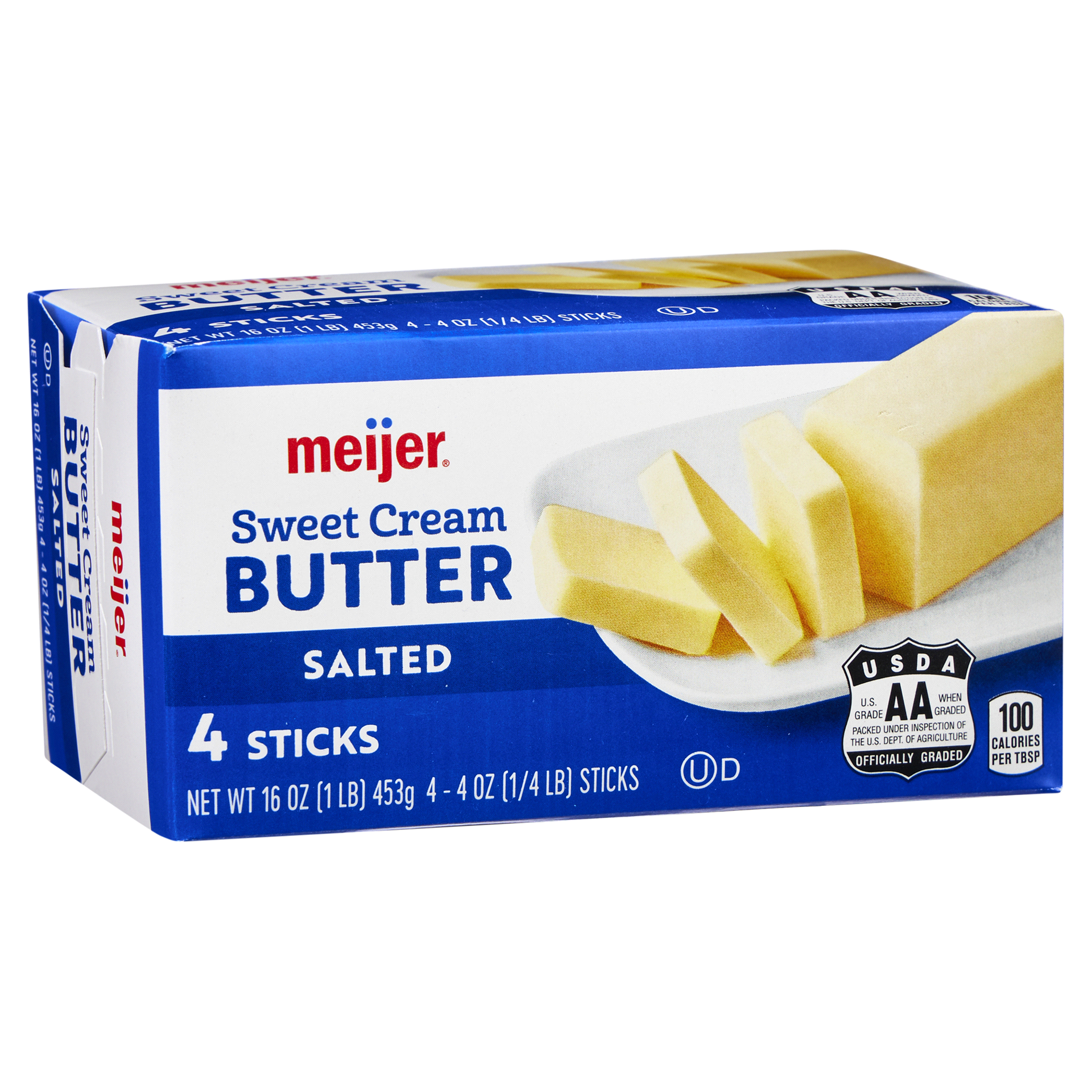 slide 16 of 29, Meijer Salted Butter Sticks, 4 ct