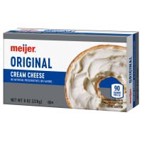 slide 5 of 29, Meijer Brick Original Cream Cheese, 8 oz