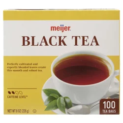 Meijer Black Tea - 100 ct