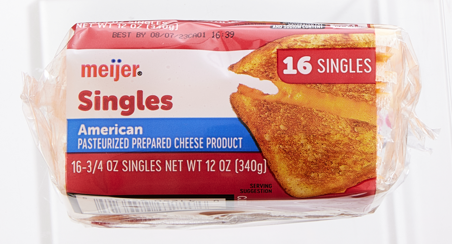 slide 7 of 7, Meijer American Cheese Singles, 12 oz, 12 oz