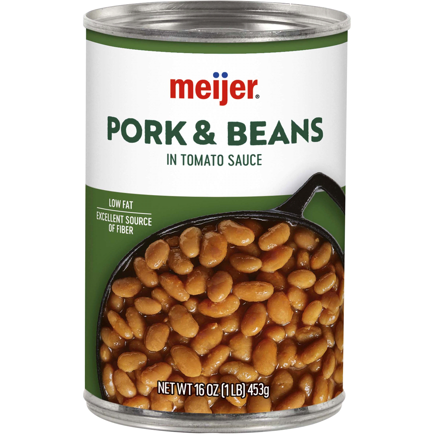 slide 1 of 2, Meijer Pork & Beans, 16 oz