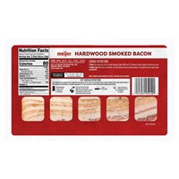 slide 3 of 5, Meijer Hardwood Smoked Bacon, 16 oz