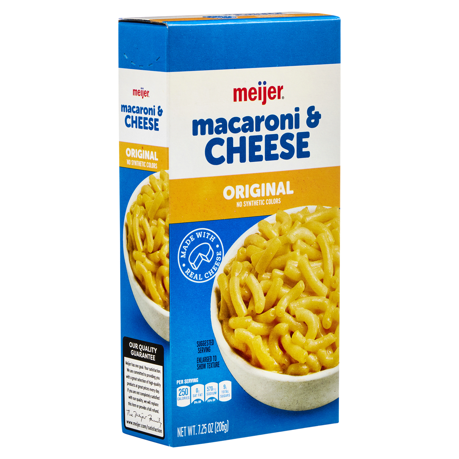 slide 4 of 5, Meijer Original Macaroni & Cheese, 7.25 oz