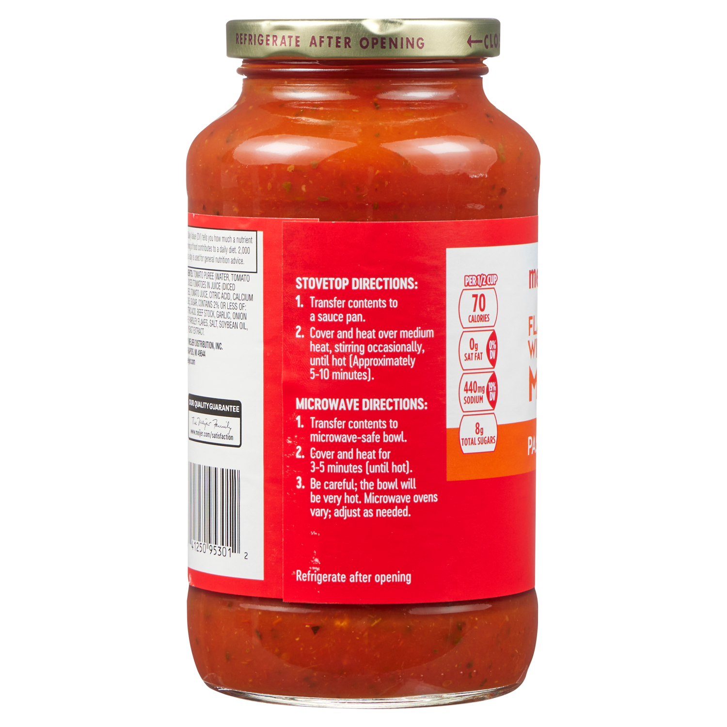 slide 2 of 3, Meijer Meat Flavored Pasta Sauce - 24 oz, 24 oz