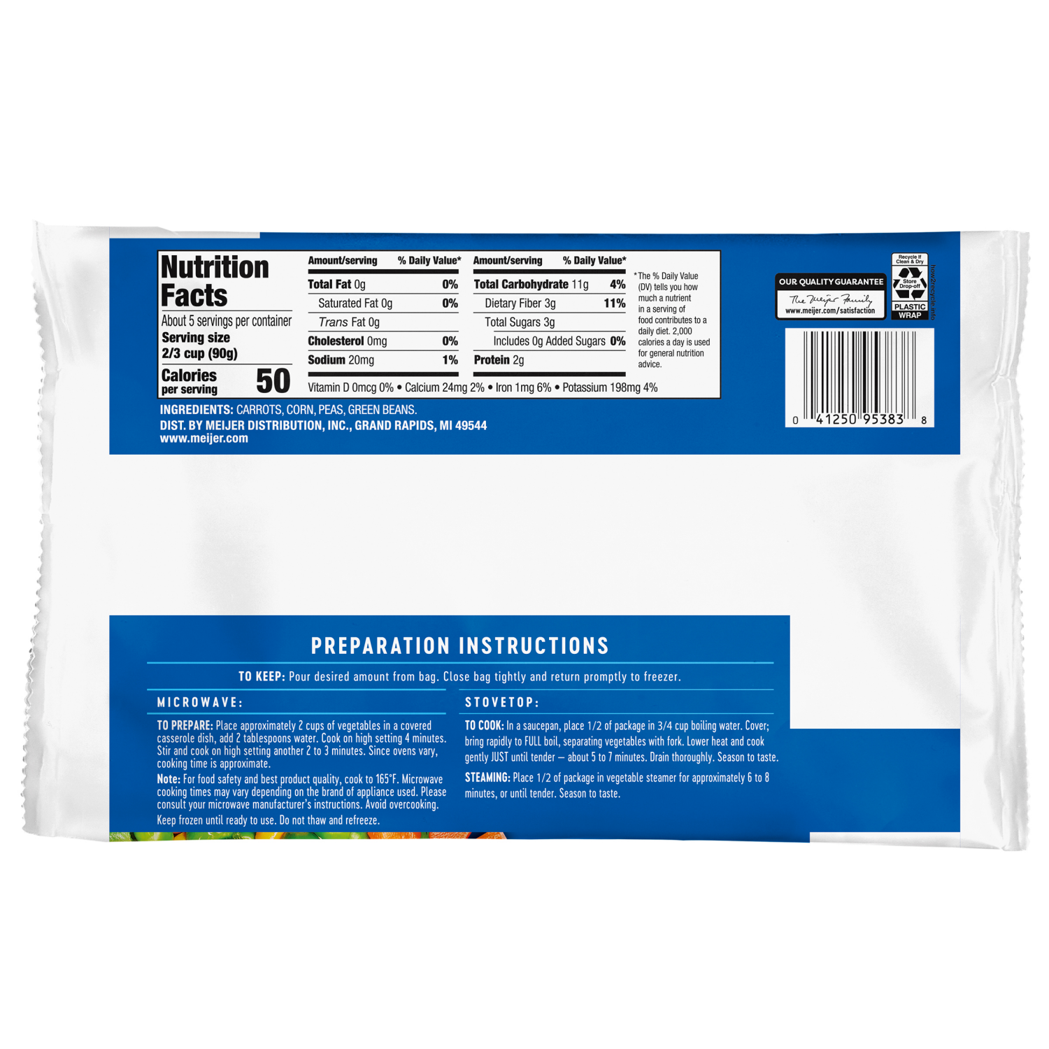 slide 2 of 2, Meijer Frozen Mixed Vegetables, 16 oz