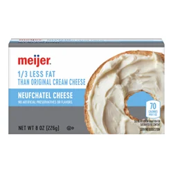 Meijer 1/3 Less Fat Cream Cheese