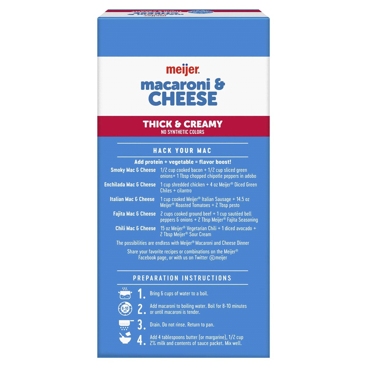 slide 13 of 17, Meijer Thick and Cheesy Macaroni & Cheese, 7.25 oz