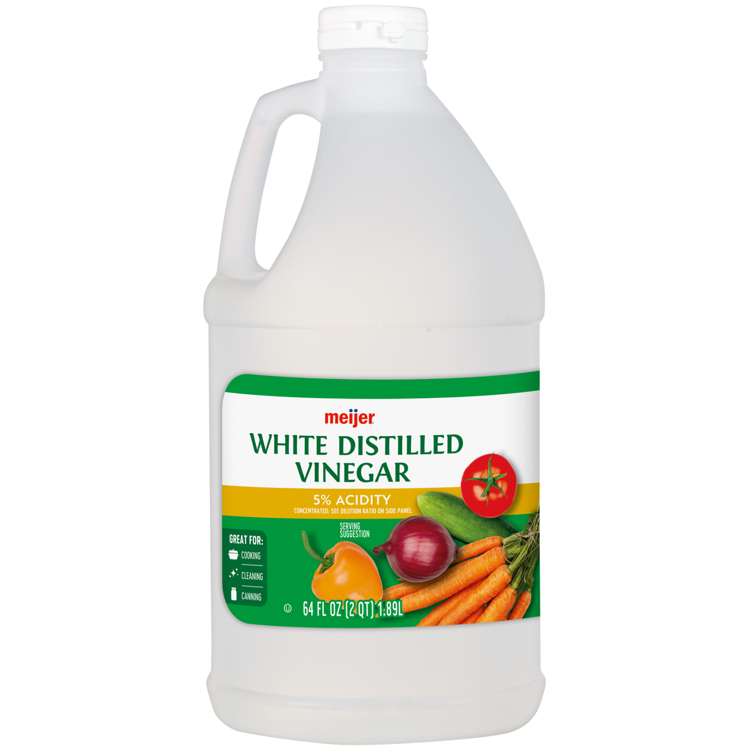 slide 1 of 3, Meijer White Distilled Vinegar, 64 oz
