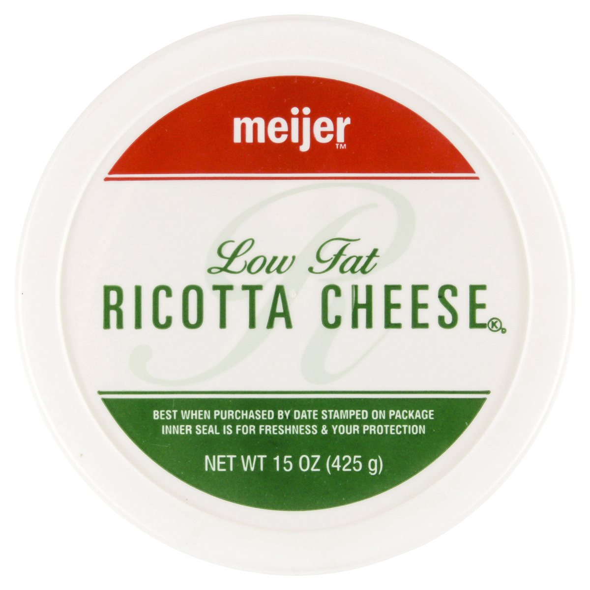 slide 5 of 5, Meijer Low Fat Ricotta Cheese, 15 oz