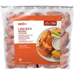 Meijer Frozen Chicken Wing Sections, 48 Oz