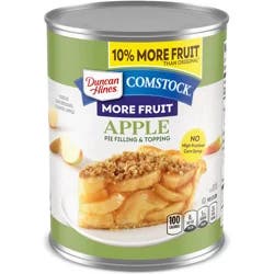 Comstock More Fruit Apple Pie Filling and Topping, 21 oz.