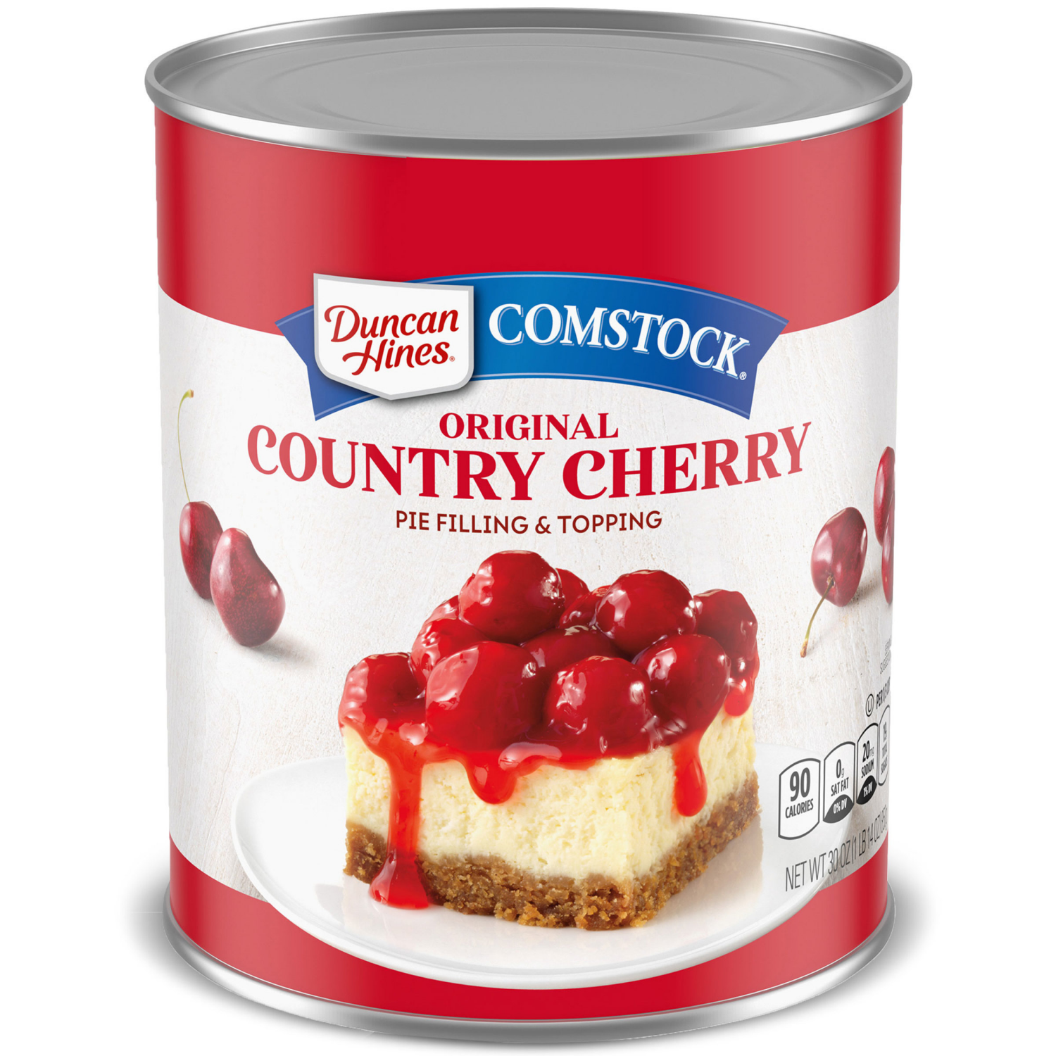 slide 1 of 4, Duncan Hines Comstock Original Country Cherry Pie Filling and Topping, 30 oz., 30 oz