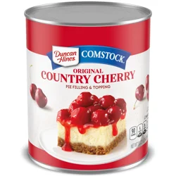 Duncan Hines Comstock Original Country Cherry Pie Filling and Topping, 30 oz.