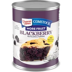 Comstock More Fruit Blackberry Pie Filling and Topping, 21 oz.