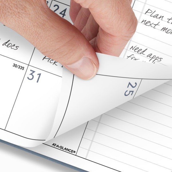 slide 10 of 10, AT-A-GLANCE® Contemporary 2026 Monthly Planner, Drizzle, Large, 9"" x 11"", 1 ct