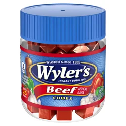 Wyler's Instant Bouillon Beef Flavored Cubes, 3.25 oz Jar