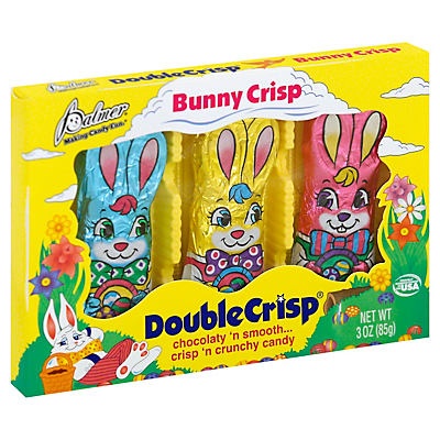 slide 1 of 1, Palmer Double Crisp Bunnies Easter Candy, 3 oz