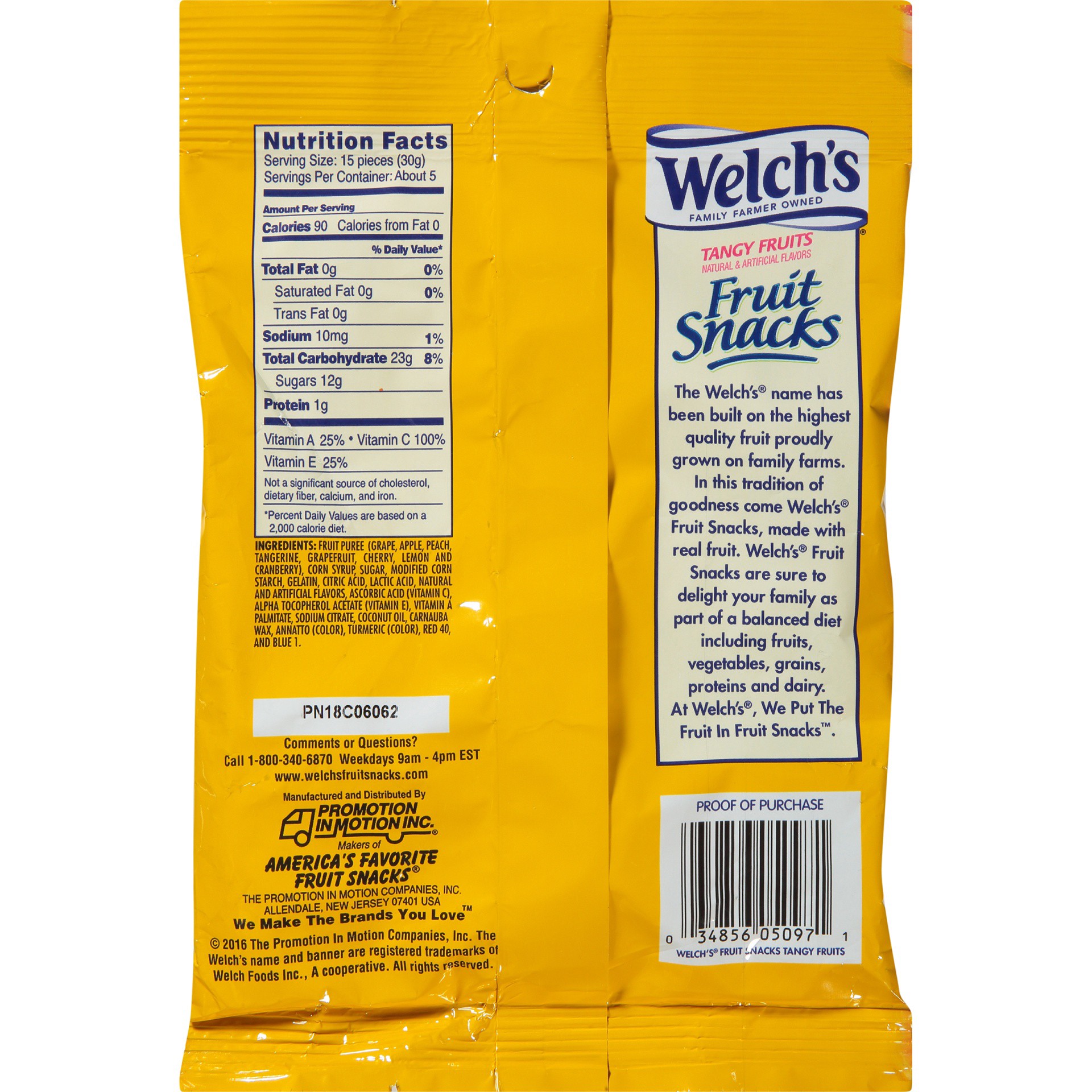 slide 4 of 6, Welch's Citrus Medley Fruit Snacks 5 oz. Pouch, 5 oz