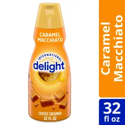 International Delight Coffee Creamer, Caramel Macchiato, Refrigerated Flavored Creamer, 32 FL OZ Bottle