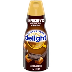 International Delight Coffee Creamer, HERSHEY’S Chocolate Caramel, 32 FL OZ Bottle
