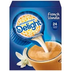 International Delight French Vanilla Coffee Creamer Singles, 24 Count