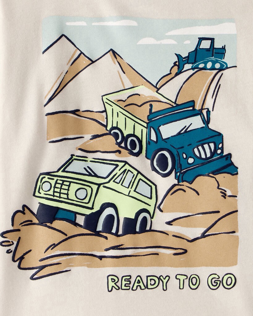 slide 4 of 4, Carter's Carters Toddler Boy Graphic Tee - Tan Beige 3T, 1 ct