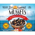 slide 1 of 1, Pier 33 Gourmet Mussels in Tomato Garlic Sauce, 16 oz