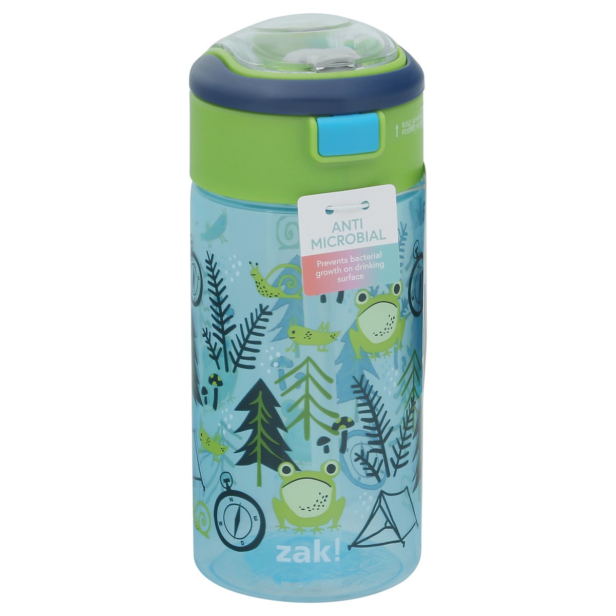 slide 2 of 11, Zak! Designs Everyday Smiles 18 Ounce Leak-Proof Bottle 1 ea, 1 ct