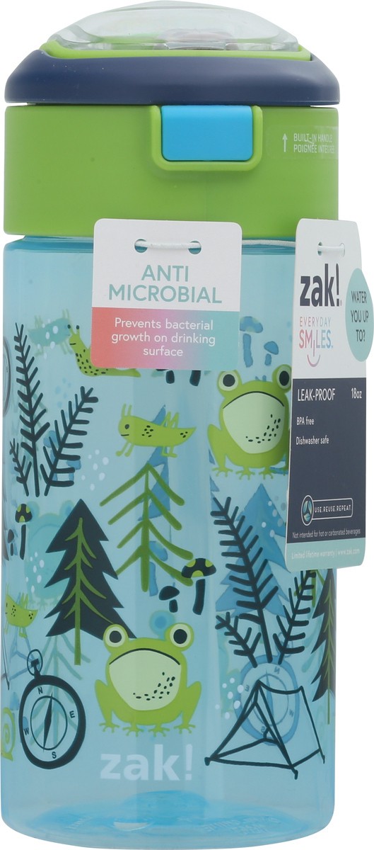 slide 5 of 11, Zak! Designs Everyday Smiles 18 Ounce Leak-Proof Bottle 1 ea, 1 ct