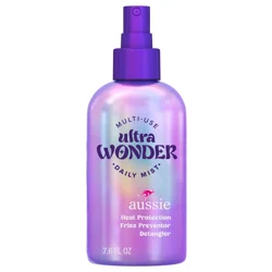 Aussie Ultra Wonder Daily Mist Lightweight Multi-Use Detangler, Silicone-Free, For All Hair Types and Curls, 7.6 oz