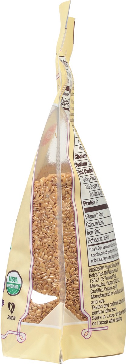 slide 9 of 9, Bob's Red Mill Organic Whole Golden Flaxseed 13 oz, 24 oz