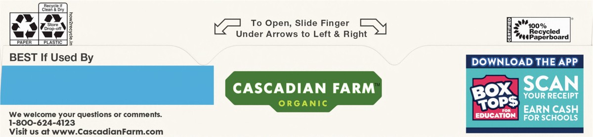 slide 9 of 9, Cascadian Farm Organic Cinnamon Crunch Cereal, 9.2 oz