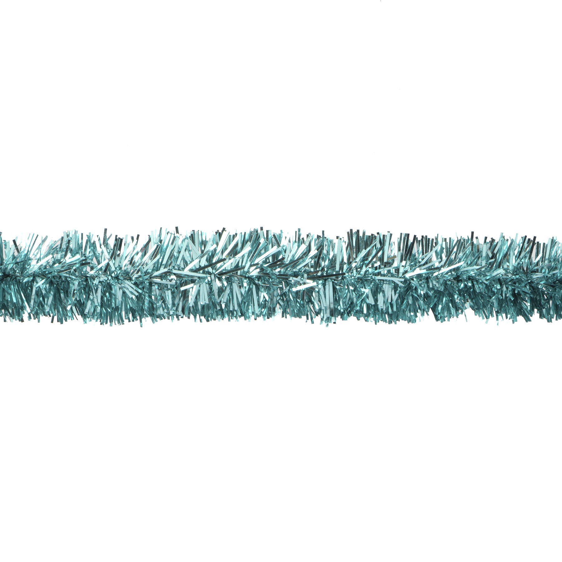 slide 2 of 3, 5/8" X 30ft. Turquoise Tinsel Wired Trim Ribbon By Celebrate It, 5/8 in x 30 ft