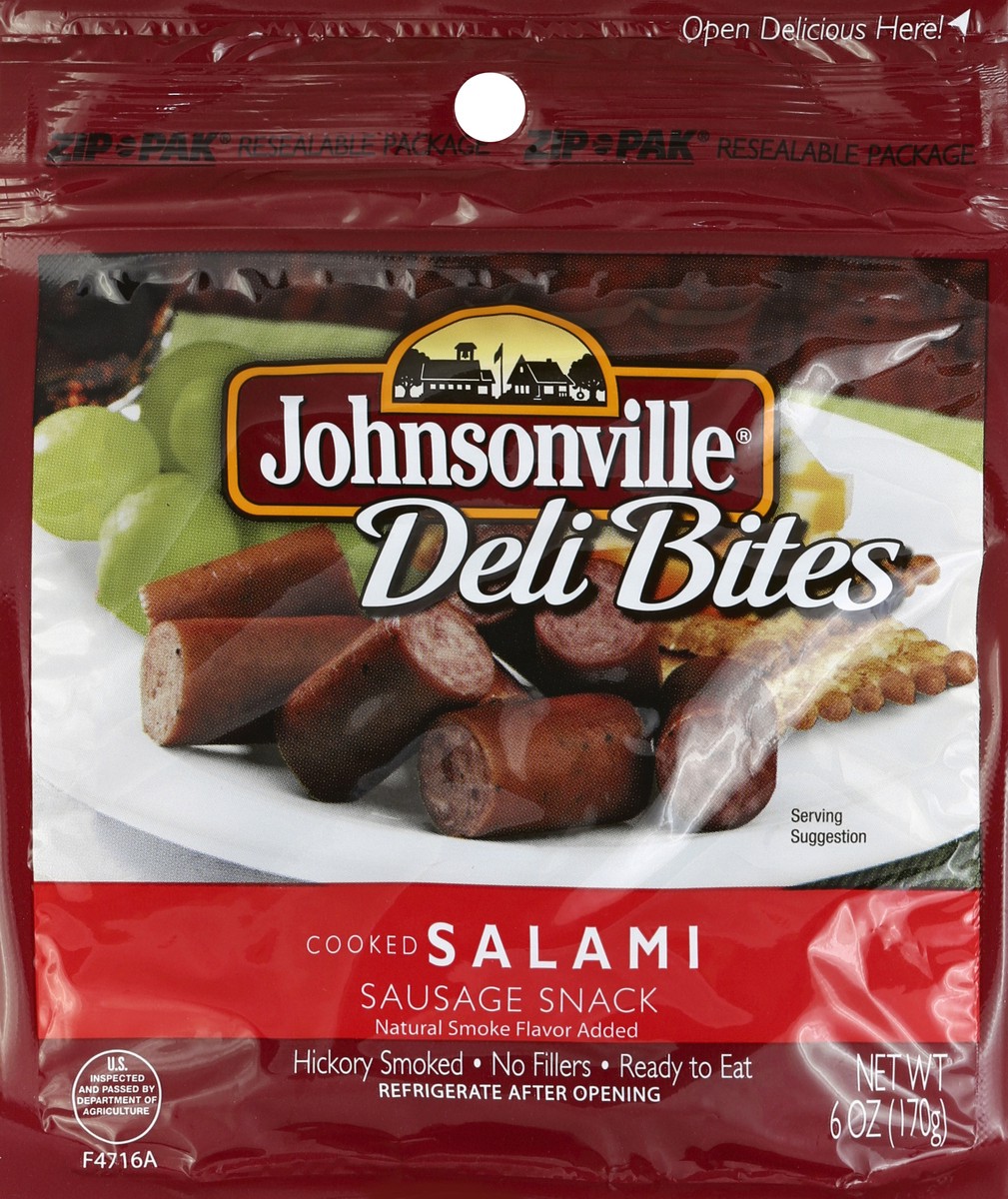 slide 3 of 3, Johnsonville Sausage Snack 6 oz, 6 oz