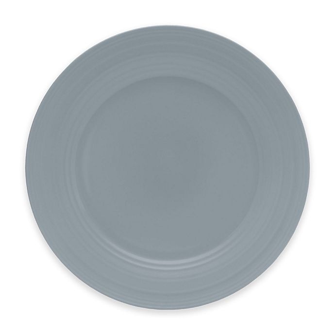 slide 1 of 1, Mikasa Swirl Dinner Plate - Grey, 1 ct