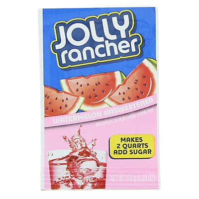 slide 1 of 1, Jolly Rancher Watermelon Unsweetened Packs, 0.15 oz