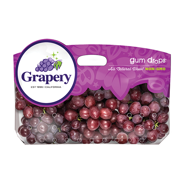 slide 1 of 1, Grapery Gum Drop Grapes, per lb