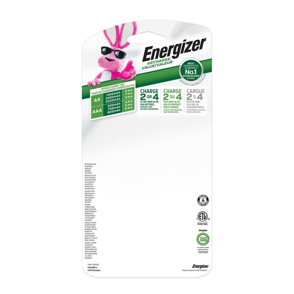 slide 2 of 2, Energizer Recharge Universal AA4 Rechargeable Batteries, 1 ct