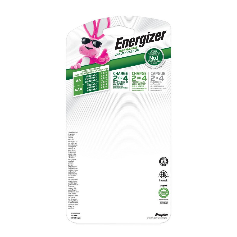 slide 6 of 7, Energizer Recharge Universal AA4 Rechargeable Batteries, 1 ct