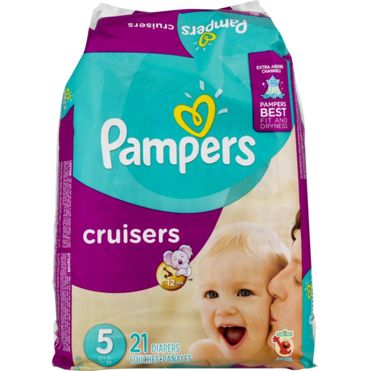 slide 1 of 1, Pampers Cruisers, 21 ct