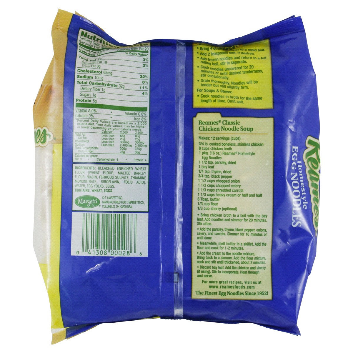 slide 2 of 2, Reames Homestyle Egg Noodles, 16 oz